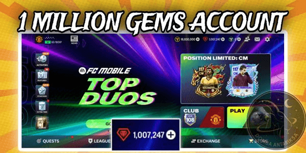Gambar Product Akun EAFC Sultan {1 juta+ GEMS} CN On, Log EA only