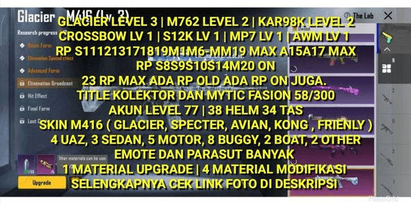 Gambar Product GLACIER LEVEL 3 RP MAX TITLE COLLECTOR