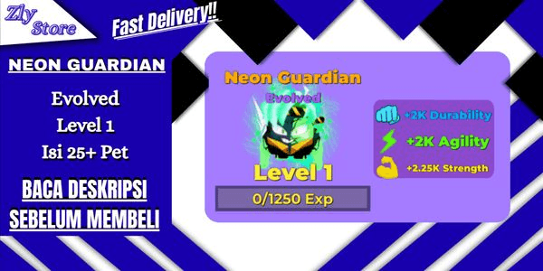 Gambar Product Neon Guardian Evolved [Paket Isi 25 Pet Bonus+]