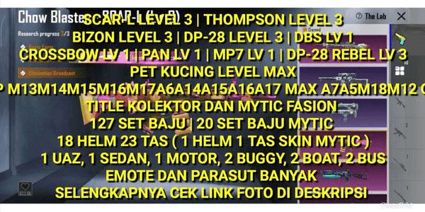 Gambar Product PUBG PERSONAL PROPERTY SULTAN