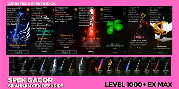 Akun Polaris+Clover+Oni+Tryhard+Ruinous+Oscar+DemonSlayer