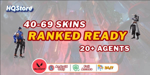 [AP | PC] Account 40-69 Skins | 20+ Agents | Ranked Ready | Full access - Valorant