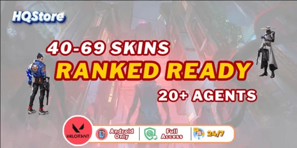[AP | PC] Account 40-69 Skins | 20+ Agents | Ranked Ready | Full access - Valorant