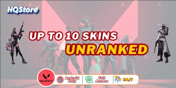 [AP | PC] Account 10+ Skins | Unranked | Full access - Valorant