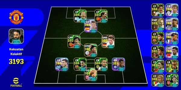 Gambar Product EFOOTBALL MOBILE GG ACCOUNT READY TO USE MANY GG PLAYERS + 5 MANAGER BOOSTERS | SQUAD POWER 3196 + ALL PLAYERS 300++ NO BASE (JAPAN REGION)