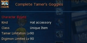 Complete Tamers Goggles