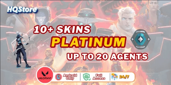 [AP | PC] Platinum Account | 10+ Skins | Up to 20 Agents | Full access - Valorant