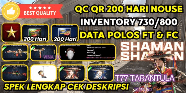 Gambar Product Bintang 1 + T77 Tarantula Perm + Pindad SS3 Tarantula Perm + Shaman IDOL Perm + Brown Hairpin Updo Wig Perm + QCQR 200 Hari - Cek Deskripsi