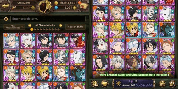 Gambar Product [ ASIA ] DM 1000+ | 5UR Salos, EscaMerlin | Full Collab Fire Force HR ( Code Only )