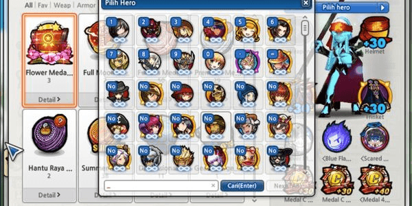 Gambar Product Akun Lost Saga Valofe Herper Ramai Murmer Sultan!!