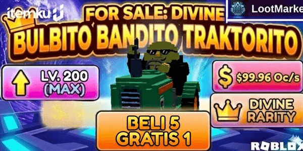 Gambar Product Bulbito Bandito Traktorito 99.96 Oc/s