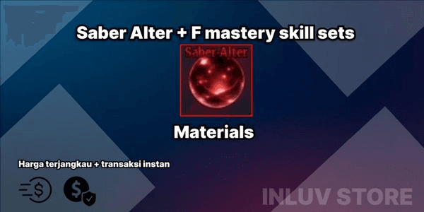 Gambar Product Saber Alter + F mastery skill sets