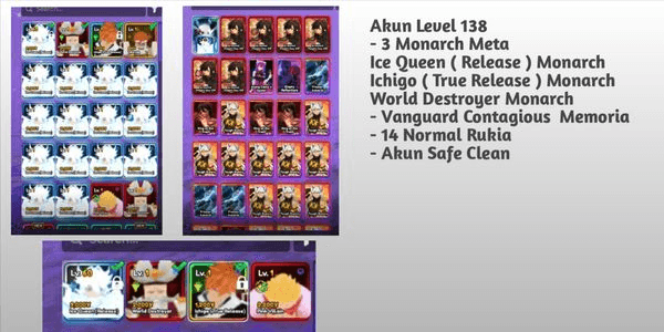 Gambar Product Akun Anime Vanguards #3