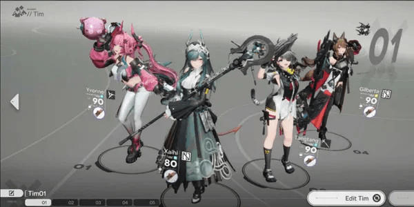 Gilberta + Sign + Yvonne P1 + Sign + Tangtang + POG + Ardelia + Ember LVL 54 SERVER ASIA