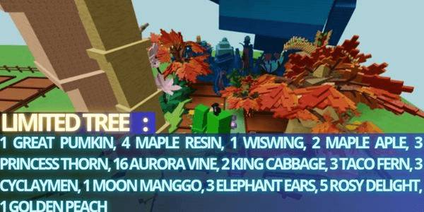 Gambar Product AKUN SULTAN GROW A GARDEN 13 POHON LIMITED[13 TREE LIMITED]