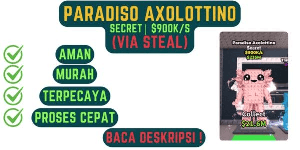 Gambar Product Paradiso Axolottino