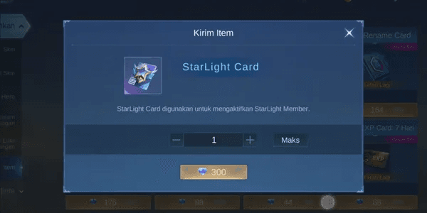 Starlight Card