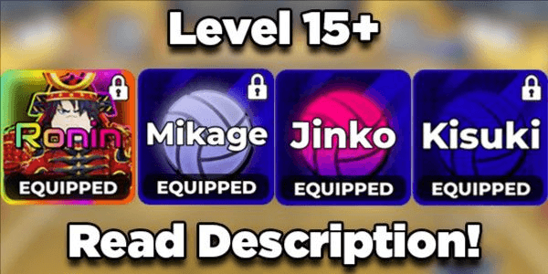 Gambar Product Ronin (Ultra Style) | DATA POLOS +13 | NO SCRIPT | Volleyball Legends