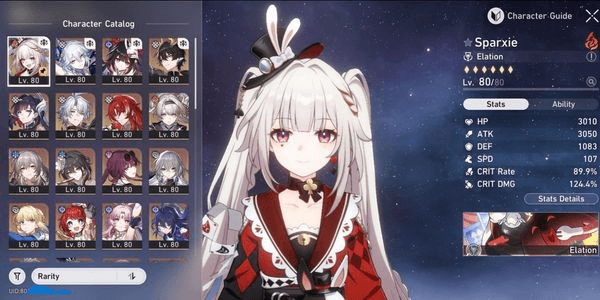 Gambar Product Akun Late Game TL 70 MC Female [Server Asia]