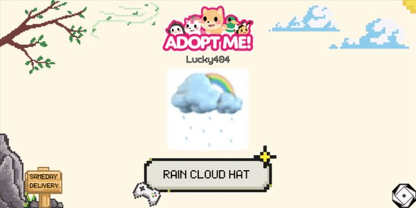 Gambar Product Rain Cloud Hat
