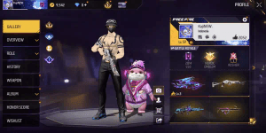 Cool Free Fire Account - Lots of Vault & Weapons (Indonesia Server)