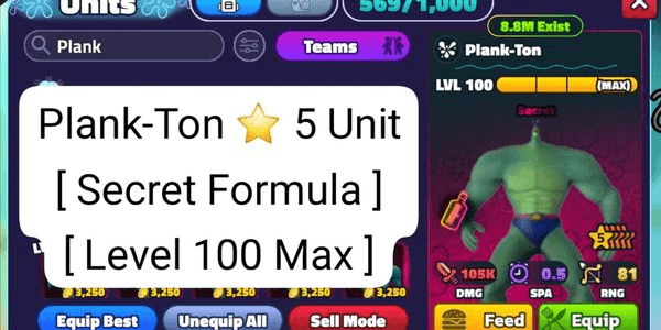 Gambar Product Cyborg Plankton (Shiny Wumbo)