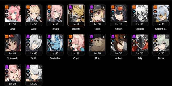 Gambar Product Alice + Sign + Aria + Yanagi + Lucy + Grace + Lycaon + Soldier 11 + Nekomata IK 48 SERVER ASIA