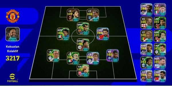 Gambar Product AKUN EFOOTBALL RATING 3180+ #11 BY KARZ (AMAN DAN BERGARANSI)