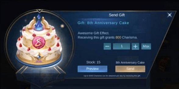 Gambar Product 8th Anniversary Cake