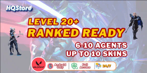 [AP | PC] Level 20+ | 6-10 Agents | Ranked Ready | Up to 10 Skins | Full access - Valorant