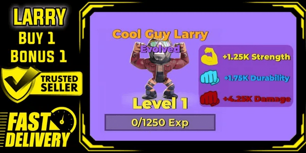 Cool Guy Larry Level 1 | Cheap Package + Bonus