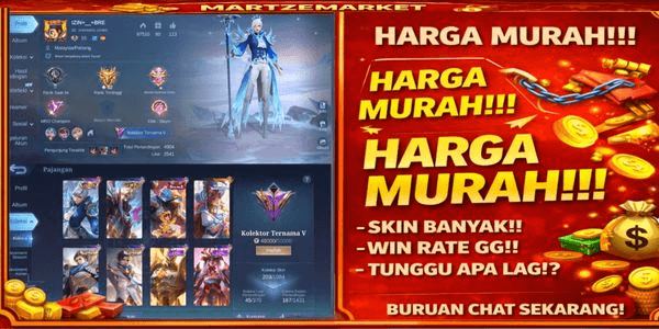 Gambar Product AKUN MURMER GG | SILVANA CC,FULL SKIN CEK SS,100% SAFE BERGARANSI