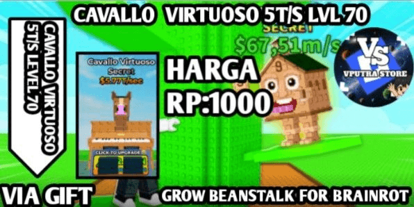 Gambar Product BRAINROT CAVALLO VIRTUOSO 5T/S LEVEL 70