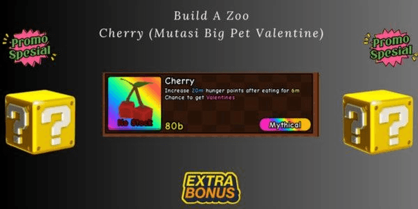 Gambar Product Build A Zoo Cherry (Mutasi Big Pet Valentine)