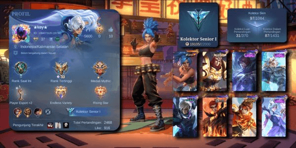 Gambar Product AKUN MOBILE LEGENDS / STOK READY