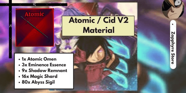 Gambar Product Atomic | Cid V2 Materials