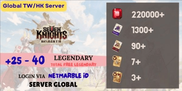 Gambar Product Akun Reroll Seven Knights The Re:BIRTH [Global] - 12
