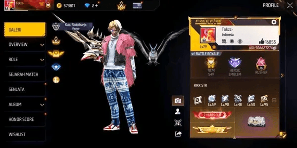 SEMI OLD FF ACCOUNT (EP S8 ON) SG REAPER & EVOUGUN 4 ON THE WAY TO MAX 2 SAFE ANTI HACK BACK GUARANTEED 1000% VERY CHEAP