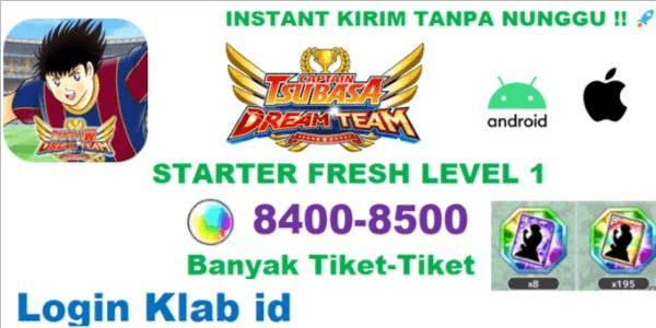 Gambar Product Akun captain tsubasa dream team
