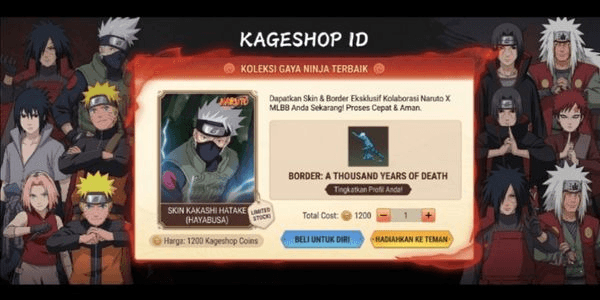 Gambar Product SKIN KAKASHI X HAYABUSA (VIA GIFT)