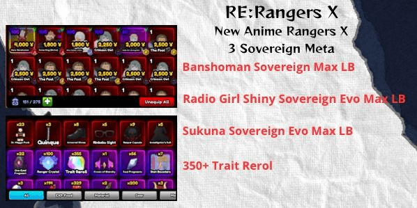 Gambar Product Re:Rangers X - 3 Sove Meta OP