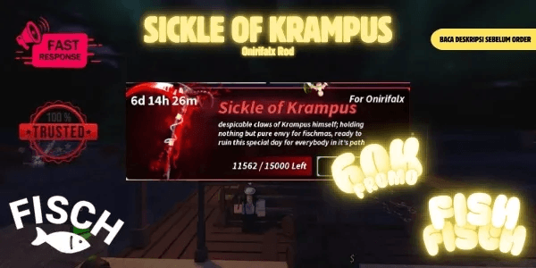 Sickle Of Krampus (Onirifalx Rod Skin)
