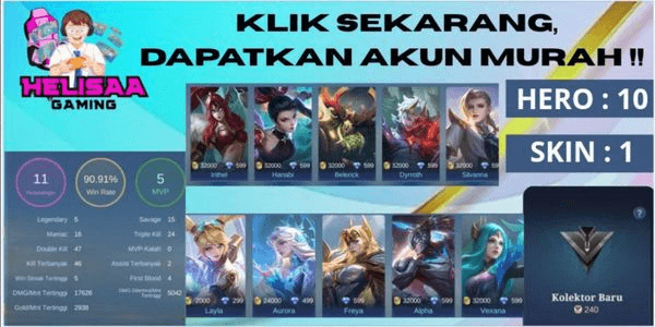 Gambar Product AKUN SMURF SAVAGE BANYAK WR GG BGT
