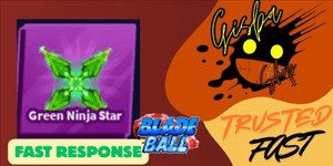 Green Ninja Star
