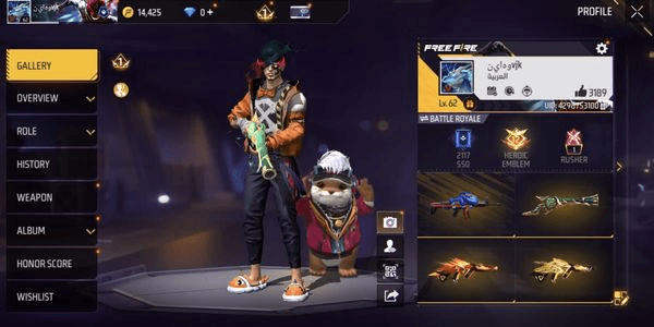 Gambar Product Cheap Quality Free Fire Account & Guaranteed