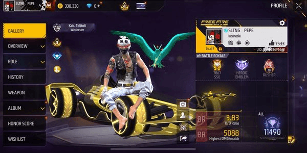 Gambar Product Akun FF Termurah | senjata & Bundle mewah | Garansi Aman 100%