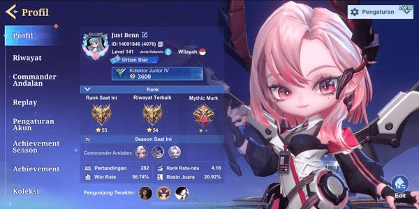 Gambar Product Sultan MCGG Account | many commanders | ready to push | 100% safe guarantee