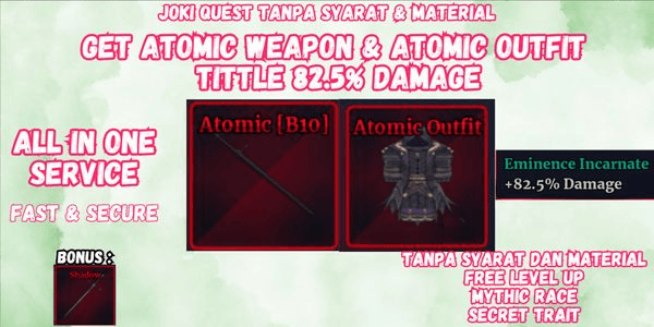 Gambar Product Joki Quest Read Description - Sailor Piece