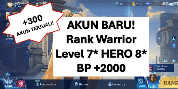 New Account Ready Rank Cheap