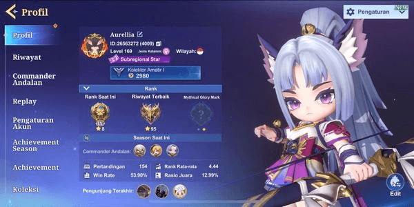 Gambar Product Sultan MCGG Account | many commanders | ready to play | 100% guaranteed